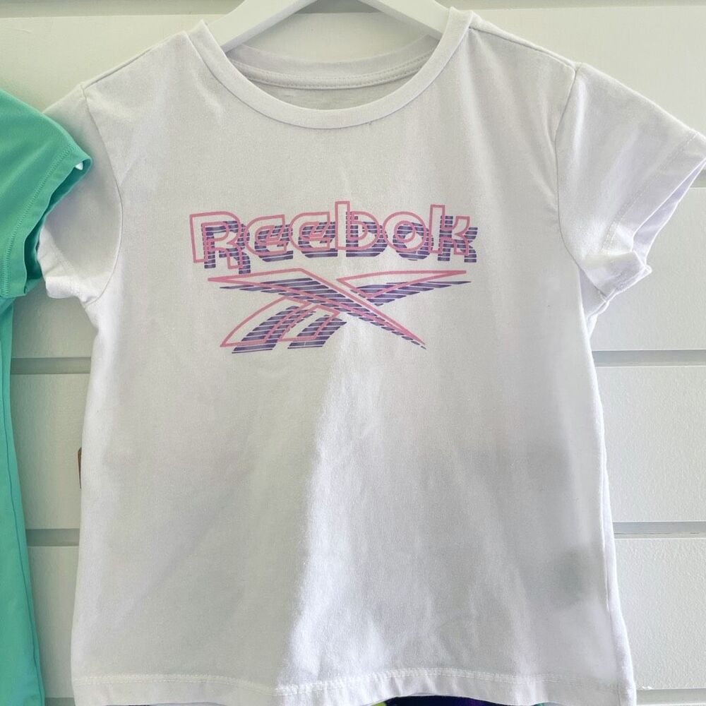Reebok Skechers Fila Jumping Beans Girls Active Top & Bottom Lot Small/Medium - Picture 4 of 16